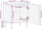 vidaXL - Nachtkastjes - 2 - st - 40x33,5x46 - cm - massief - mangohout