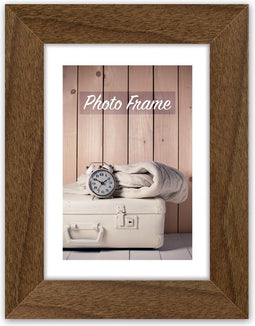 ZEP - Houten fotolijst bruin Nelson 8 voor foto formaat 20x25 - V21258