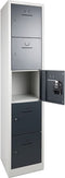 Munt Lockerkast duo color 1 kolom 10 deur 80cm breed