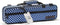 Beaumont Dwarsfluit Koffer Blue Polka Dot BFCA-BP