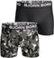 Björn Borg 2-Pack Men Boxershorts Forest, Zwart, Grijs