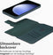 Accezz Samsung Galaxy S23 FE - Leather Bookcase 2-in-1 met MagSafe - Donkergroen