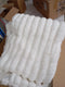 Kleden 6 stuks Wit 150 x 130 cm Fleece