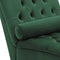 MURET - Chaise longue - Donkergroen - Symmetrisch - Fluweel