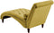 MURET - Chaise longue - Geel - Symmetrisch - Fluweel
