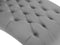 MURET - Chaise longue - Grijs - Symmetrisch - Fluweel