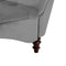 MURET - Chaise longue - Grijs - Symmetrisch - Fluweel