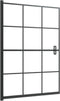 vidaXL - Douchewand - 100x140 - cm - ESG - zwart