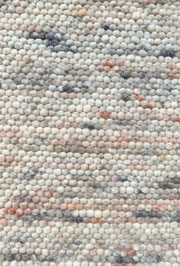 Carlotta 16 Vloerkleed - 250x350 - Rechthoek - Laagpolig,Structuur Tapijt - Landelijk - Grijs, Roze