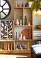 Mica Decorations Brixen - Wandklok - Ø36 cm - Terra