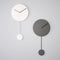 Zuiver Minimal Klok/ Wandklok Rond 30 cm Grijs