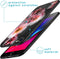 iMoshion Hoesje Geschikt voor iPhone SE (2022) / SE (2020) / 8 / 7 Hoesje Siliconen - iMoshion Design hoesje - Zwart / Roze / Pink Flower