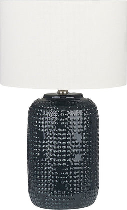 MUSSEL - Tafellamp - Donkerblauw - Keramiek