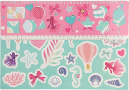 Must Kleur- En Schilderblok Zeemeermin 23 X 33 Cm Roze/blauw