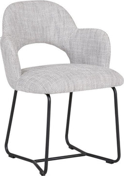 MUST Living Arm chair Vista,81x60x59 cm, polaris light grey