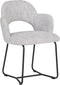 MUST Living Arm chair Vista,81x60x59 cm, polaris light grey