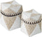 MUST Living Basket Ubud, set of 2,20x17x17 / 25x21x21 cm