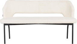 MUST Living Bench Bloom 150,86x150x57 cm, bouclé natural