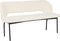 MUST Living Bench Bloom 150,86x150x57 cm, bouclé natural