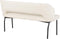 MUST Living Bench Bloom 150,86x150x57 cm, bouclé natural