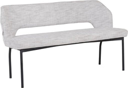 MUST Living Bench Bloom 150,86x150x57 cm, polaris light grey