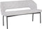 MUST Living Bench Bloom 150,86x150x57 cm, polaris light grey
