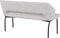 MUST Living Bench Bloom 150,86x150x57 cm, polaris light grey