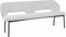 MUST Living Bench Bloom 190,86x190x57 cm, bouclé light grey