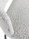 MUST Living Bench Bloom 190,86x190x57 cm, bouclé light grey