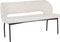 MUST Living Bench Bloom 190,86x190x57 cm, bouclé natural
