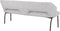 MUST Living Bench Bloom 190,86x190x57 cm, polaris light grey