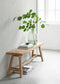 MUST Living Bench Herringbone medium,45x120x32 cm, recycled teakwood
