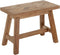 MUST Living Bench Herringbone small,45x60x32 cm, recycled teakwood