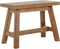 MUST Living Bench Herringbone small,45x60x32 cm, recycled teakwood