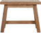 MUST Living Bench Herringbone small,45x60x32 cm, recycled teakwood