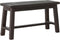 MUST Living Bench Trinity Brown,45x80x32 cm, brown recycled teakwood with natural cracks