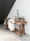 MUST Living Bench Tuscany,45x100x29 cm, rustic recycled teakwood, top 4 cm