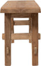 MUST Living Bench Tuscany,45x100x29 cm, rustic recycled teakwood, top 4 cm