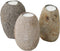 MUST Living Candle holder Riverstone HIGH, set of 3,15xØ10 cm, riverstone pebble