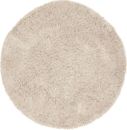 MUST Living Carpet Celeste round medium,Ø200 cm, beige, 100% polyester