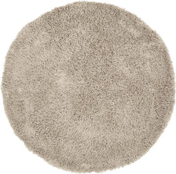 MUST Living Carpet Celeste round medium,Ø200 cm, taupe, 100% polyester