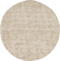 MUST Living Carpet La Belle round small,Ø150 cm, beige, 100% viscose