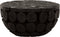 MUST Living Coffee table Cone low,31xØ62 cm, teakbranch black with natural cracks