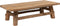 MUST Living Coffee table Tuscany rectangular,35x120x60 cm, rustic recycled teakwood, top 4 cm