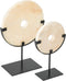 MUST Living Coin Onyx on a stand large,45xØ30 cm, onyx