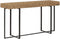 MUST Living Console Chess,75x140x40 cm, natural abaca, iron frame knock down