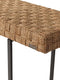 MUST Living Console Chess,75x140x40 cm, natural abaca, iron frame knock down