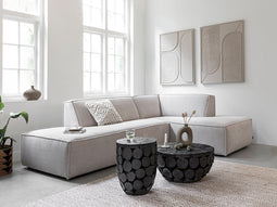 MUST Living Corner sofa Cliff right,80x273x180 cm, Honey sand