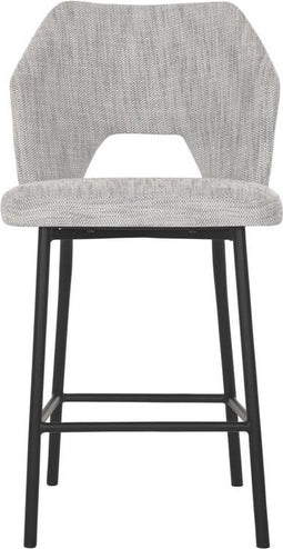 MUST Living Counter chair Bloom,100x54x57 cm, polaris light grey, seat height 65 cm