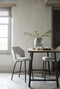 MUST Living Counter chair Bloom,100x54x57 cm, polaris light grey, seat height 65 cm